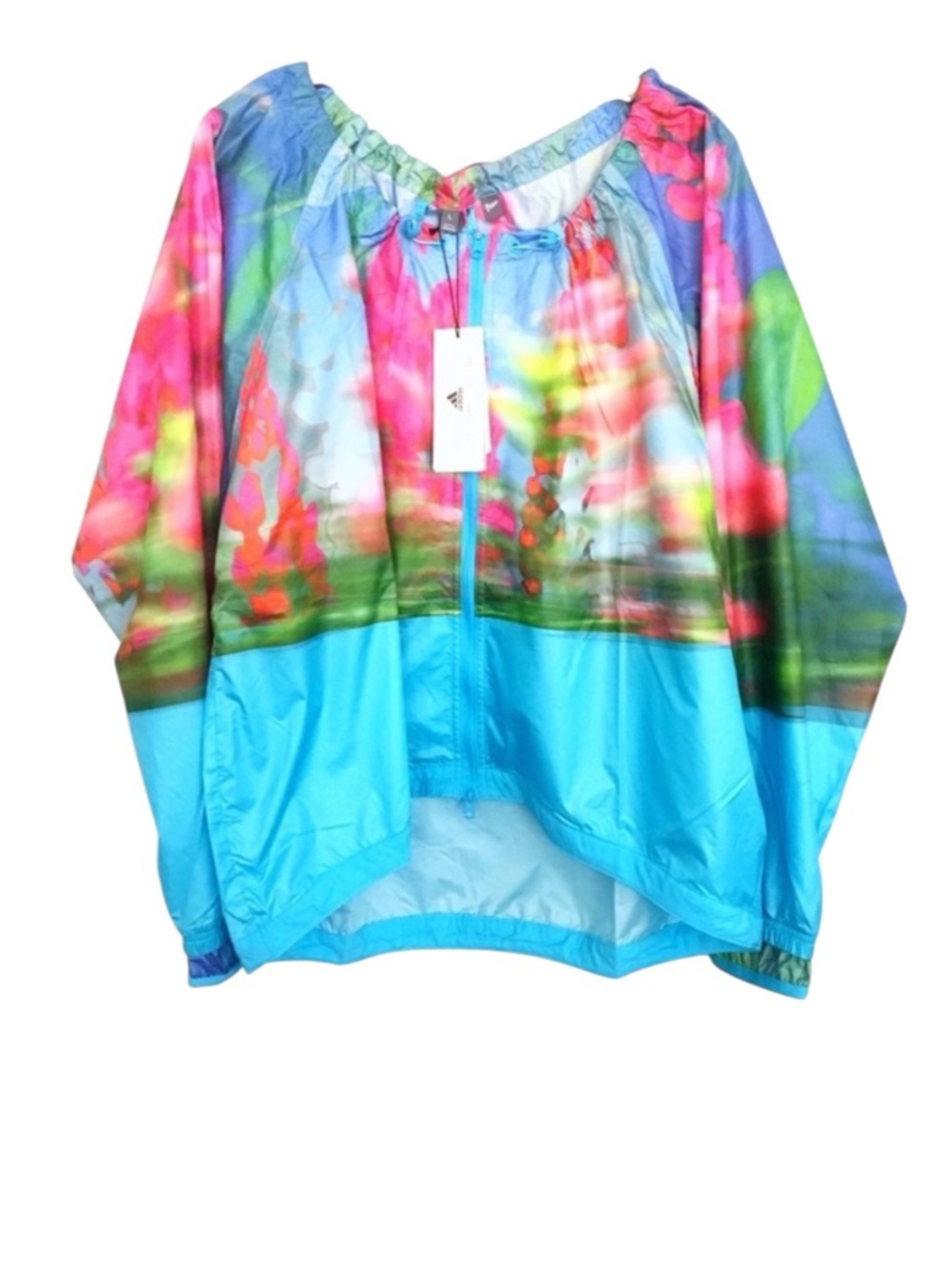 Adidas by Stella McCartney Run Adizero Printed Floral Windbreaker Jacket